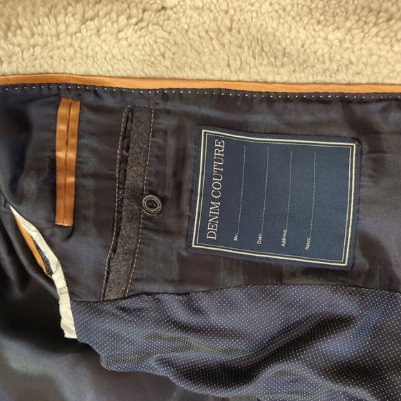 Zara Man Wool Blend Coat, Dark Grey, Size L - Picture 7 of 8